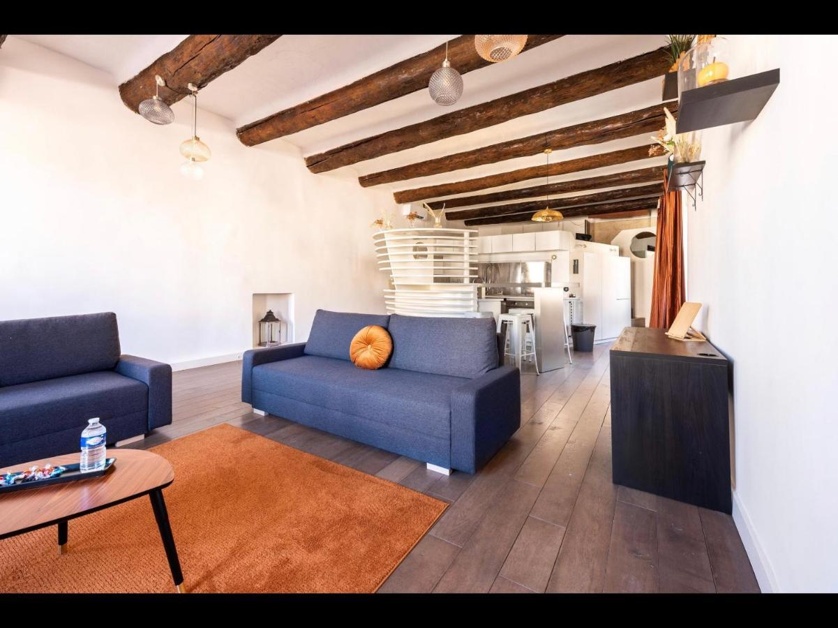 Vieux-Port Magnifique Appartement Loft Marseilles Buitenkant foto